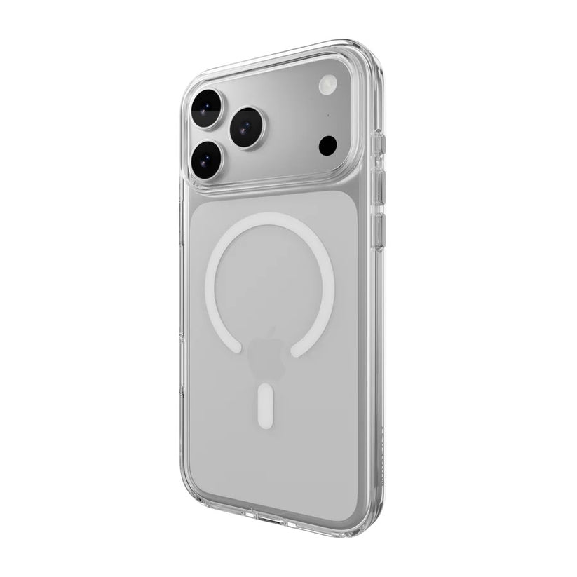 MagEasy iPhone 17 Pro Max MagSafe Clear Case - weißer Magsafe - Ring - epos | Apple Premium Partner