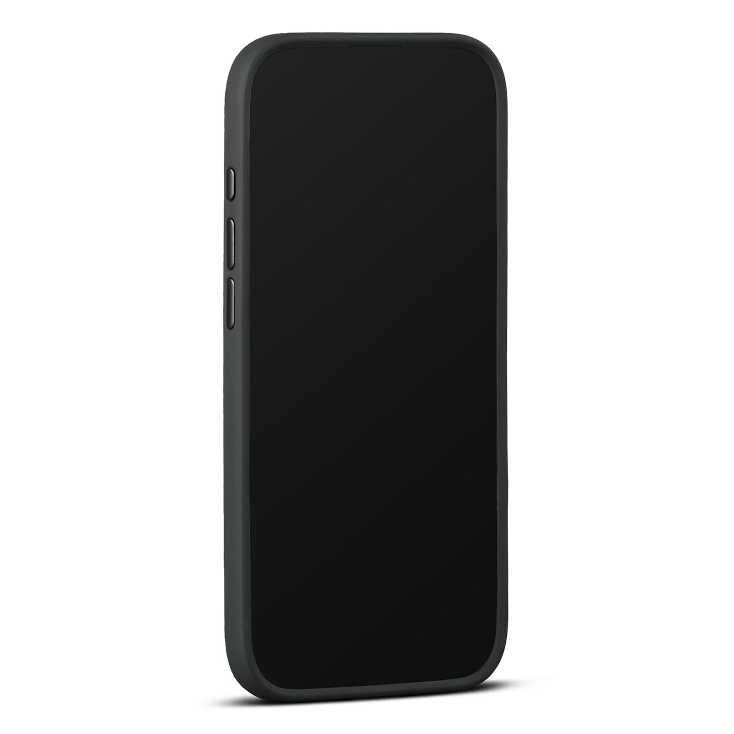 Woolnut Leder Case für iPhone Air - Schwarz
