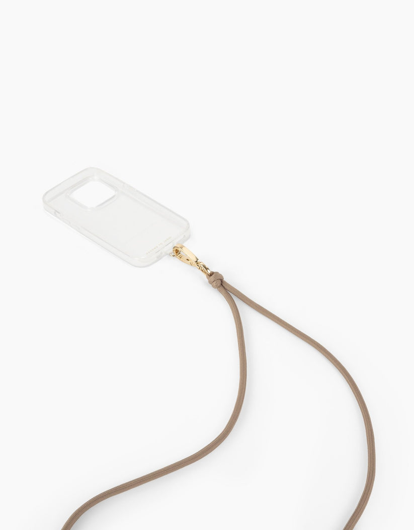 Ideal of Sweden Handy-Umhängeband mit Kordel - Beige - epos | Apple Premium Partner