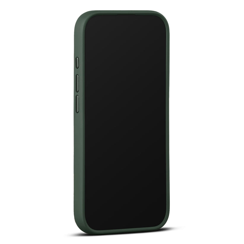 Woolnut Leder Case für iPhone 17 - Grün - epos | Apple Premium Partner