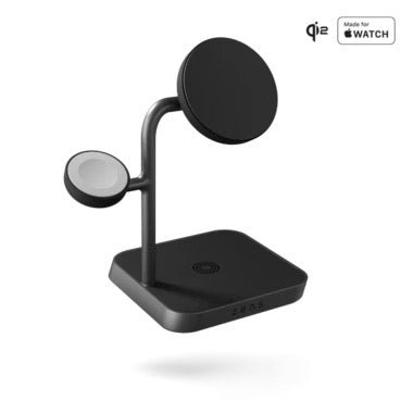 Zens Aluminium Series 3 in 1 Magnetic Wireless Office Charger Pro 3 + Watch