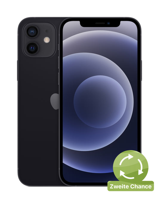 iPhone 12, 128GB, schwarz - REFURBISHED