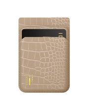 Ideal of Sweden MagSafe Kartenhalter - Warm Beige Kroko