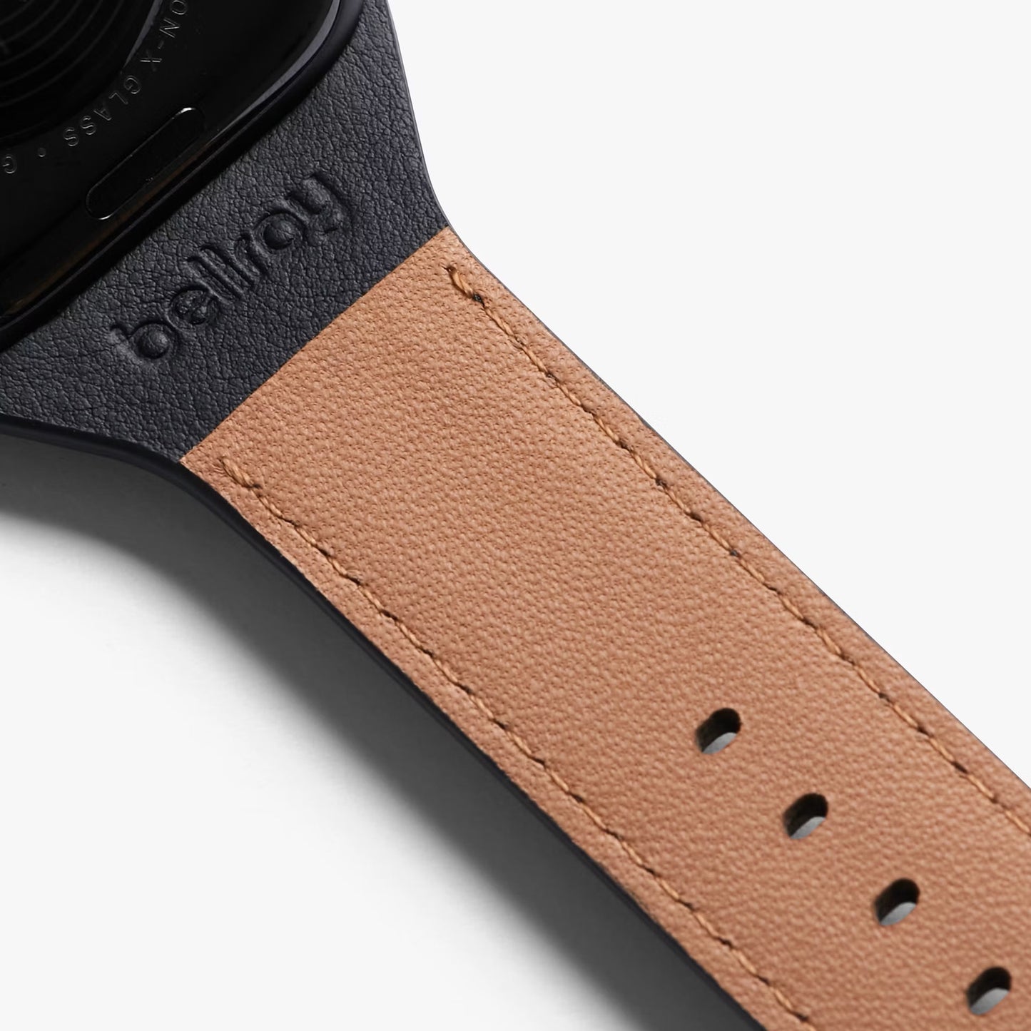 Bellroy Classic Watch Lederarmband (38-42mm) - Schwarz