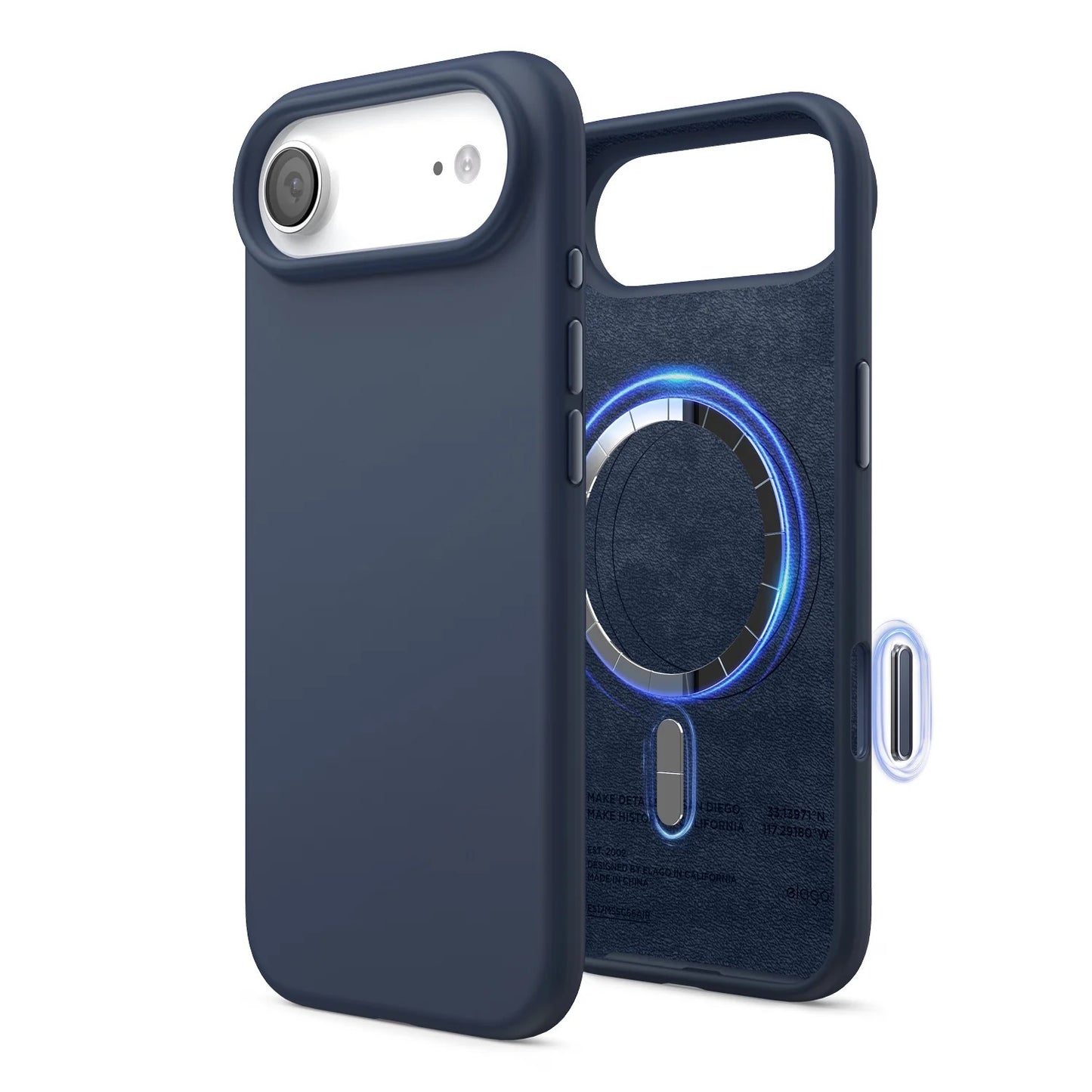 Elago MagSafe Silikon Case für iPhone Air - Indigo Blau - epos | Apple Premium Partner