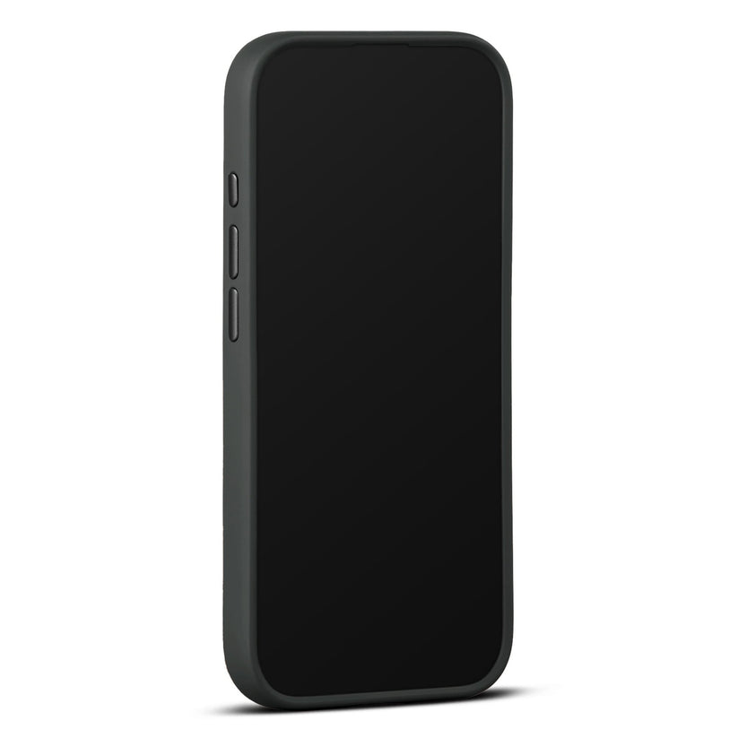 Woolnut Leder Case für iPhone 17 - Schwarz - epos | Apple Premium Partner