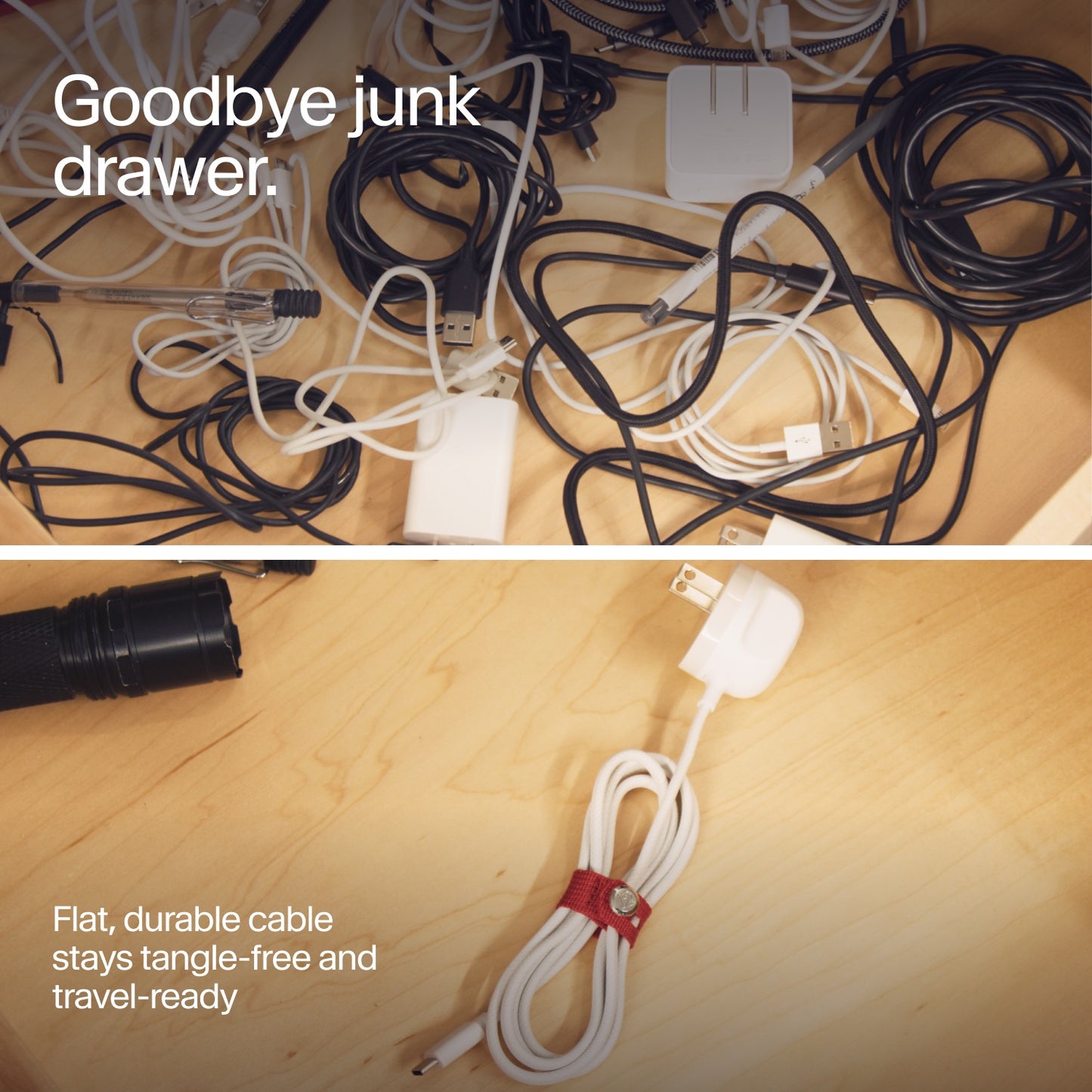 Twelve South PowerCord 30W USB-C 1,2m - Schwarz/Schiefer