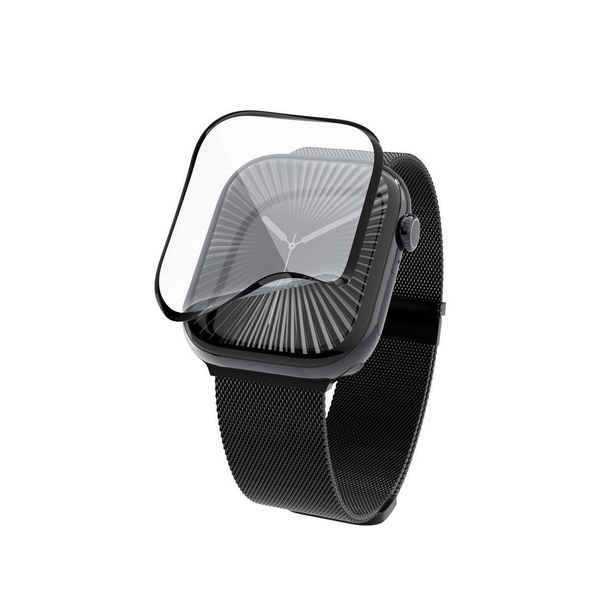 Epico Panzerglas für Apple Watch 46mm - mit Installationskit