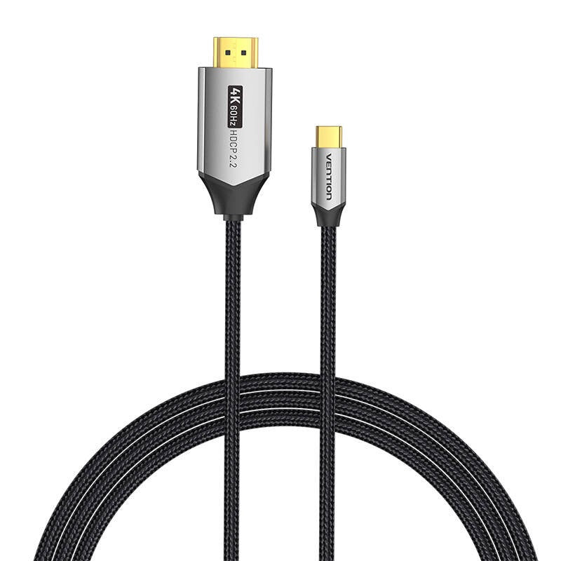 USB-C to HDMI 2.0 cable Vention 1m, 4K 60Hz (black)