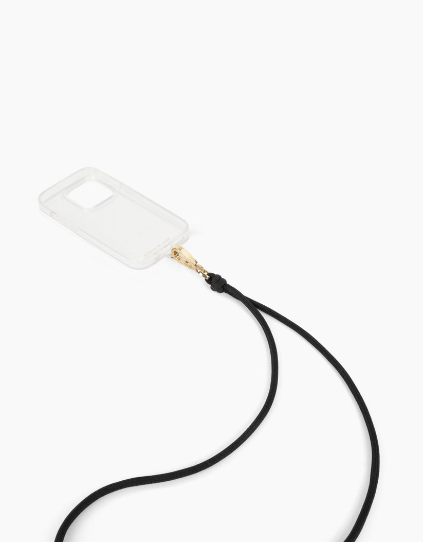 Ideal of Sweden Handy-Umhängeband mit Kordel - Schwarz - epos | Apple Premium Partner