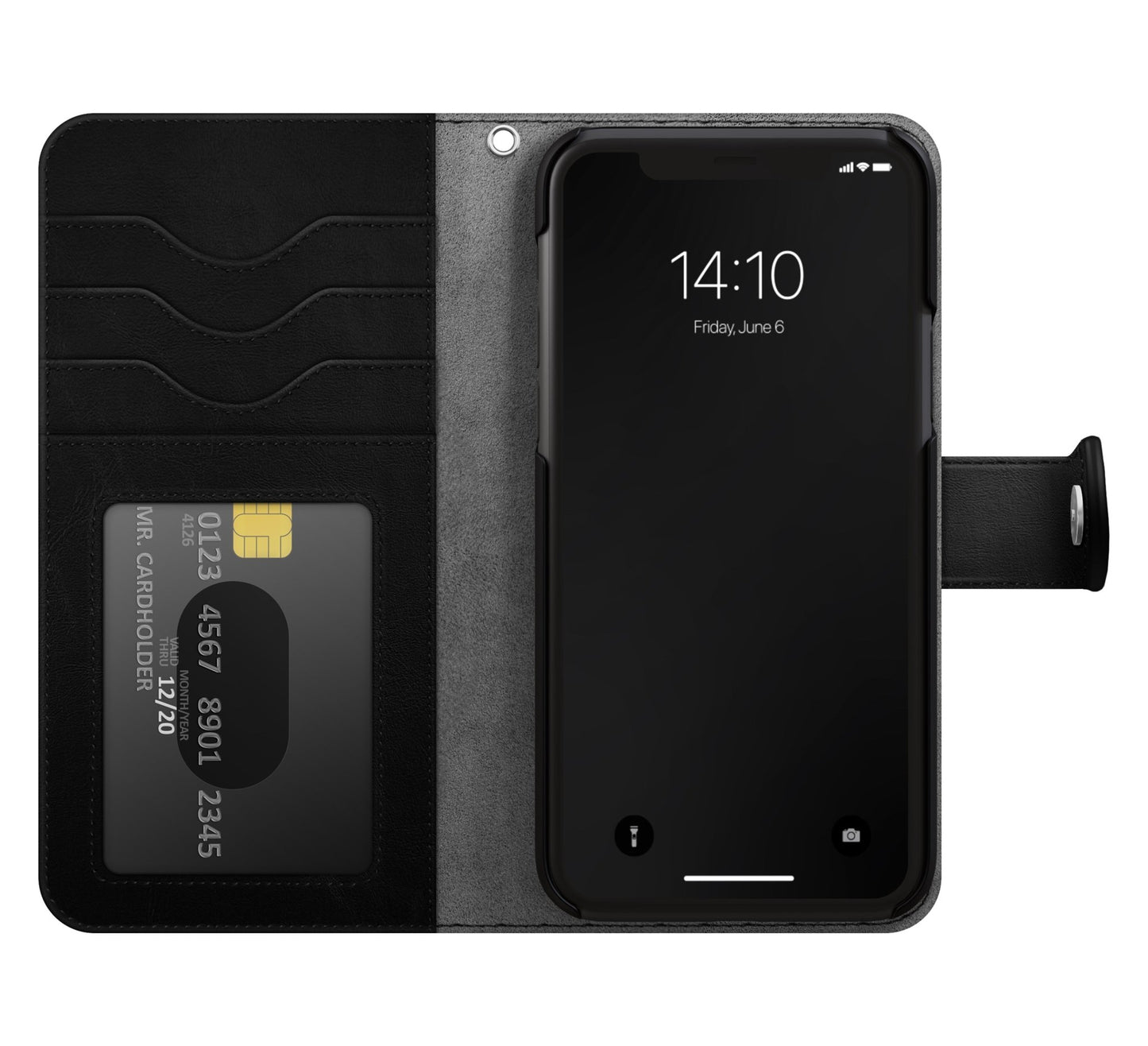 Ideal of Sweden Magnet Wallet+ MagSafe iPhone 13 / 14 / 16e / 17e - Schwarz