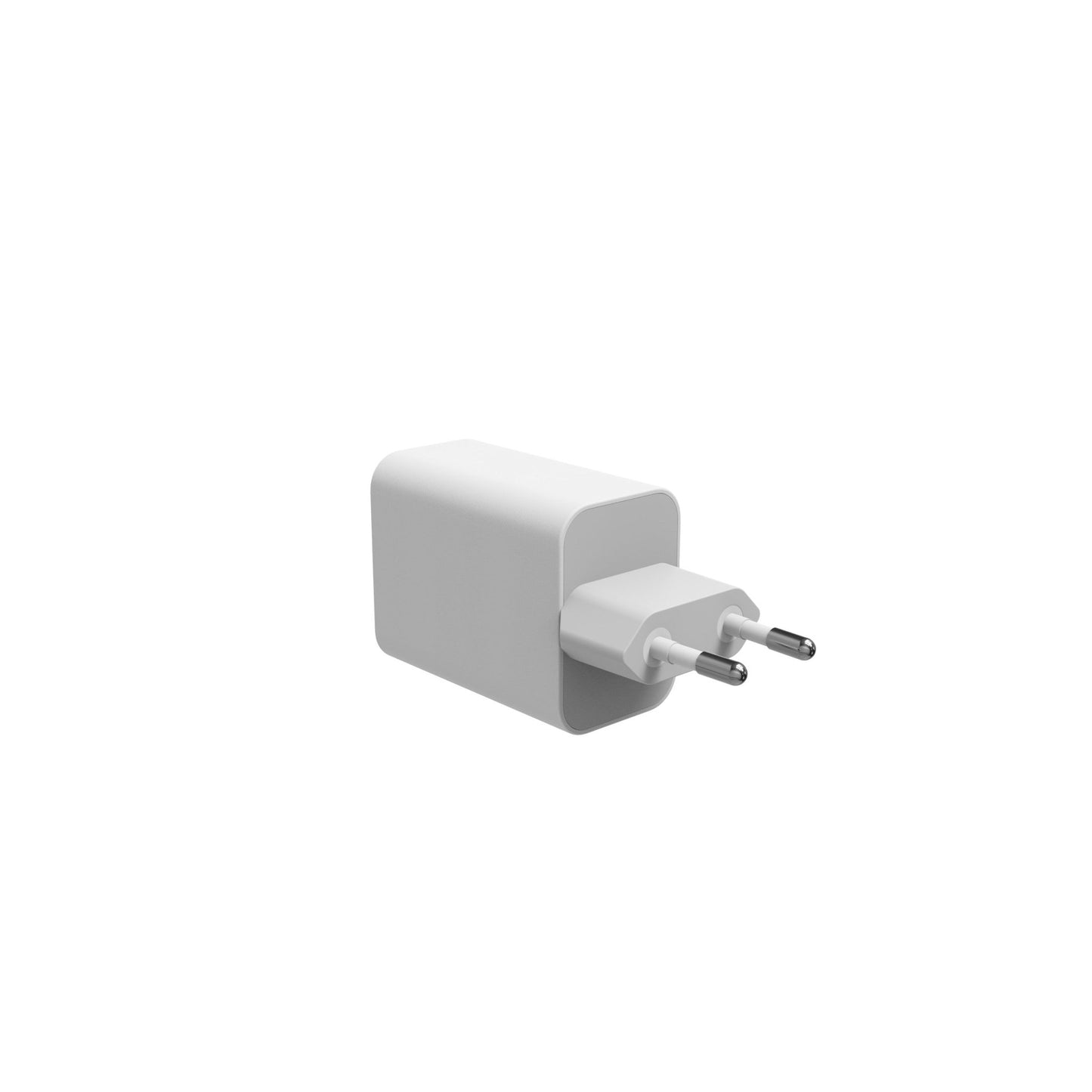 mophie Power Adapter GaN USB-C Dual 70W - Weiß