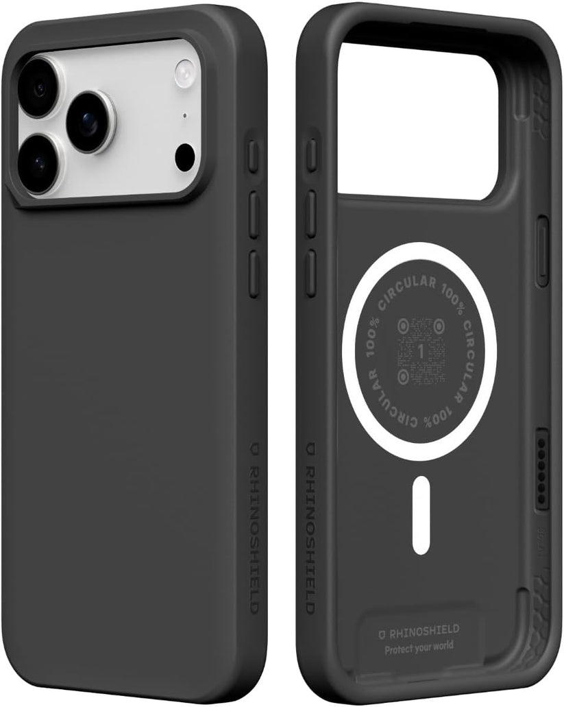 Rhinoshield SolidX Magsafe Silikon Case für iPhone 17 Pro - Schwarz