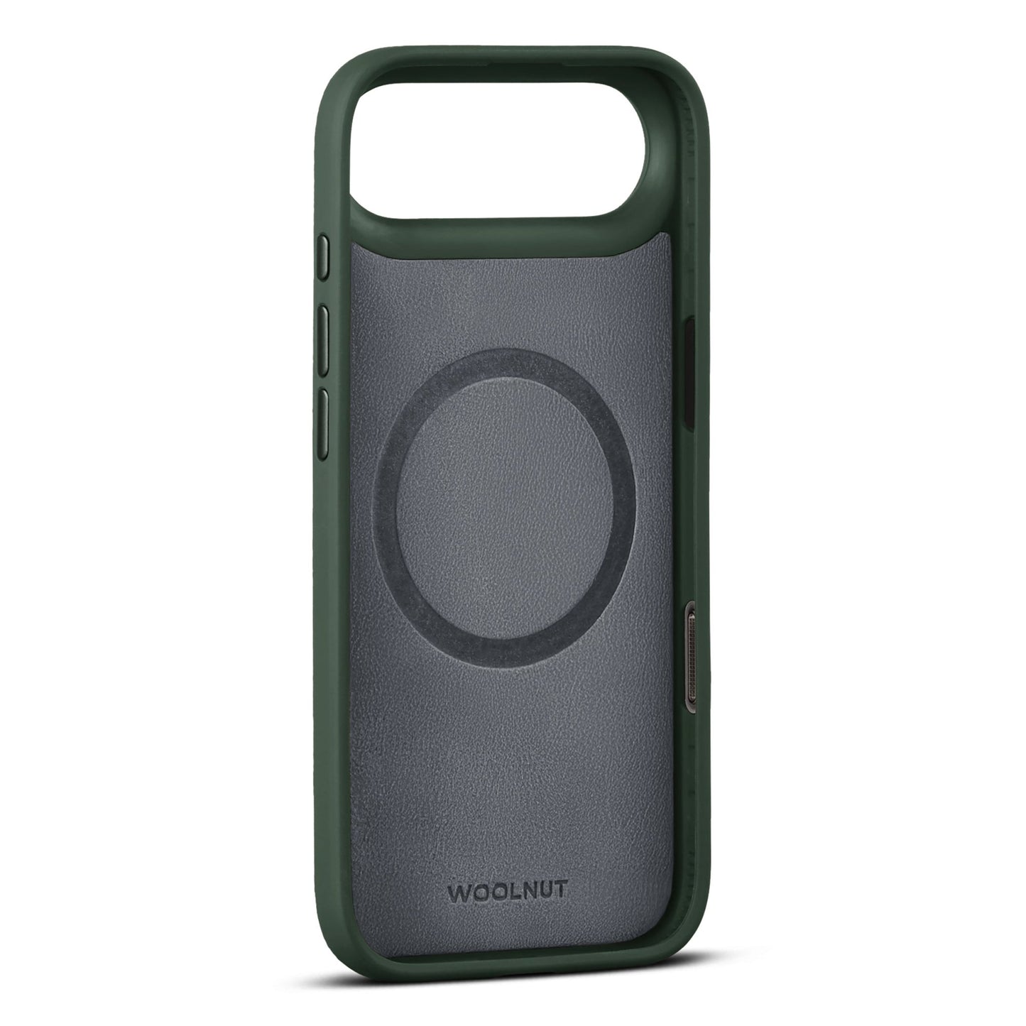 Woolnut Leder Case für iPhone Air - Grün