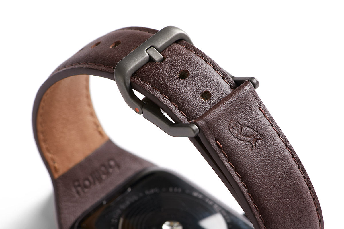 Bellroy Classic Watch Lederarmband (44-49mm) - Ganache