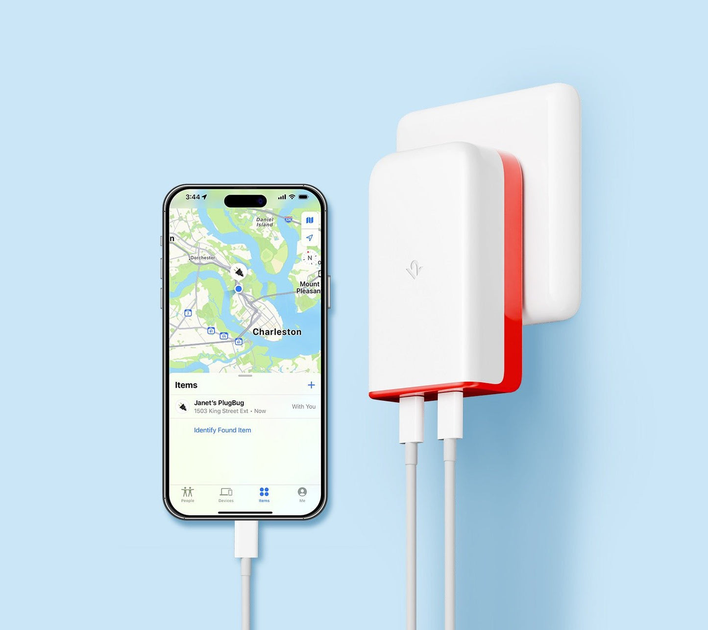 Twelve South PlugBug 50W Reisenetzteil mit FindMy 