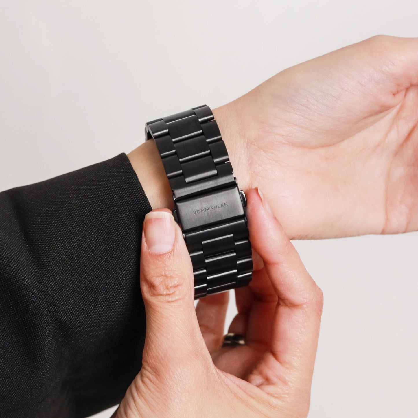 Vonmählen Link Bracelet 2 44/45/46/49mm - Schwarz