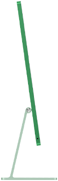Green iMac facing right