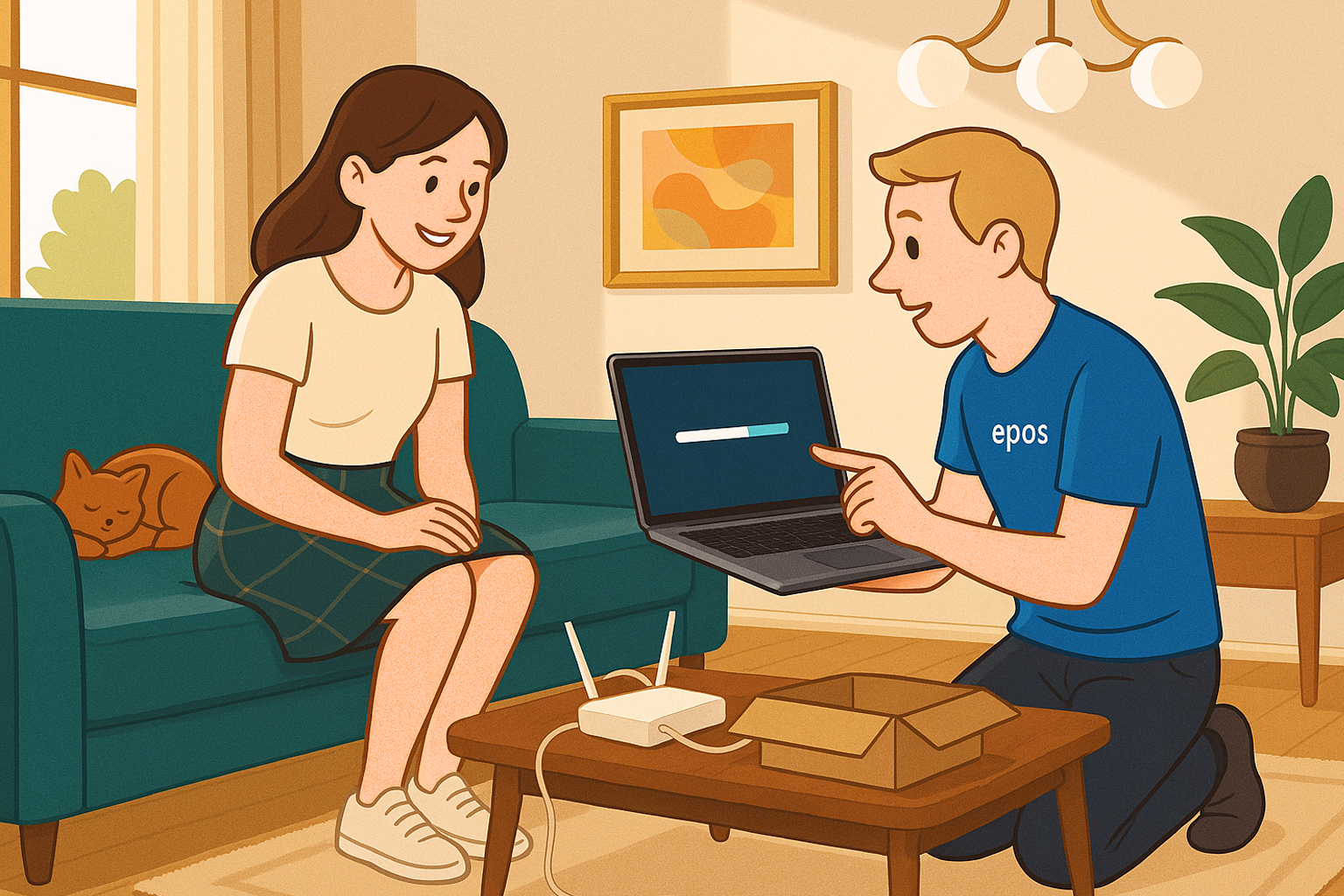 Support in your own home.